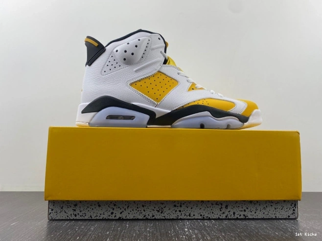 1st Kicks Ochre Yellow Air Jordan 6 CT8529-170 0807